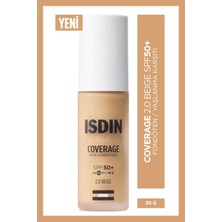 Isdin Coverage Fondöten 30 gr Beige Yüksek Korumalı Parlak Görünüm SPF 50+ Özellikli