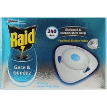 Raid Gece Gündüz Yedek 240 Saat Kokusuz Sinekkovar ile Etkili Koruma Sağlayan Ürün