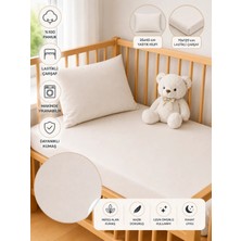 Ozz Baby Anne Yanı ; Park Beşik %100 Pamuk Cotton ,  Çocuk & Bebek ; Çarşaf (70x120x16cm)1 Adet Fermuarlı Yastık Kılıfı (35x45)