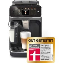 Philips Serisi 5500 Tam Otomatik Kahve Makinesi - Lattego Süt Sistemi, 20 Sıcak ve Soğuk Kahve Spesiyalitesi, Silentbrew ile %40 Daha Sessiz, Quickstart, Siyah/gri (EP5544/50)