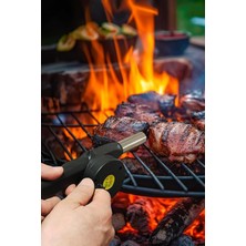 Ciyu Ticaret Profesyonel Mangal Kamp Ateşi Yakma Aparatı Pratik ve Kullanışlı Barbekü Körüğü Ateş Yakma
