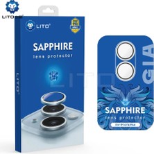 Lito Anti-Reflective iPhone 16/16 Plus Kamera Koruyucu Silver