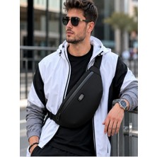 Byt Unisex Siyah Su Geçirmez Kumaş Özellikli Omuz ve Bel Çantası