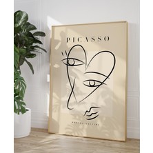 Pegziz Minimalist Sanatsal Picasso Duvar Dekor Tablosu