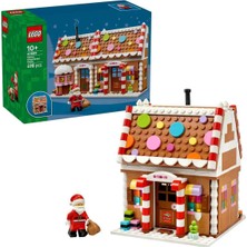 LEGO Zencefilli Kurabiye Ev 40809 - 10 Yaş ve Üzeri Çocuklar Için Noel Baba Figürü Içeren Yılbaşı Temalı Yaratıcı Oyuncak Yapım Seti (498 Parça)