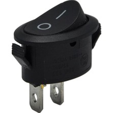 Zapex AF134C Oval Işıksız Anahtar Siyah (50 Adet)