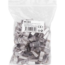 Pileli Store S-Lınk SL-COB24P RJ45 Yeni Nesil Jac Utp Cat6 Metal (100LÜ PAKET)(1923)