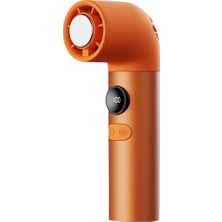 Metontech Buz Soğutuculu Şarjlı Turbo El Fanı | 100 Kademeli Dijital Göstergeli | Turbo Buz Soğutmalı Taşınabilir Fan | 18.000 Rpm, 3000 Mah Batarya, Uzun Kullanım Süresi,
