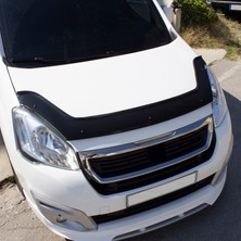 Tuning Vadisi Peugeot Partner Tepee Ön Kaput Rüzgarlığı 2015 2016 2017 2018 Uyumlu Parlak Siyah