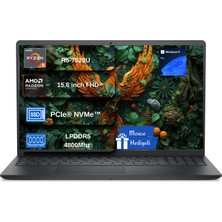 Dell Pro 15 Essential PV15255 8gb Ddr5 1tb SSD R5-7520U 15.6" Fhd (1920*1080) Win 11PRO Taşınabilir Bilgisaayar W1PV15255EX02
