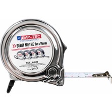 Bay-Tec MK4145 Şeri̇t Metre Krom 3X16MM