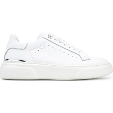 Tamer Tanca Erkek Hakiki Deri Beyaz Sneakers & Spor Ayakkabı 1212 2502 Erk Ayk Y26 Beyaz