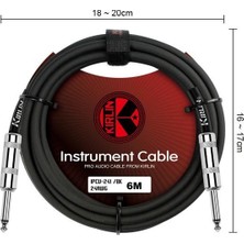 Kirlin Cable IPCV-241BK 6mt Enstruman Kablosu - Siyah