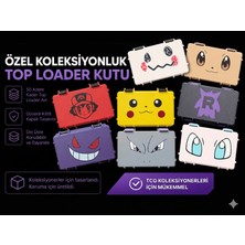Print Zone Pokemon Umbreon Özel Tasarım Kart Kutusu - Koleksiyonluk Top Loader Saklama Kutusu