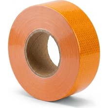 Reflektif Sarı Bant  5.5cm 50 Metre Ikaz Bandı Tüvtürk Onaylı Dcpower