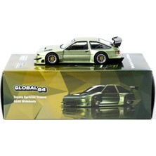Tarmac Works 1/64 Toyota Sprinter Trueno AE86 Widebody Green