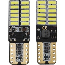 Motosev T10 Dipsiz 24 Ledli Park Ampulü Beyaz ( Set )