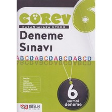 Nitelik Yayınları 6. Sınıf Görev 6'li Deneme Sınavı