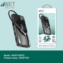 Inet INVIP1200TC 12'si 1 Arada USB Tip-C USB Hub