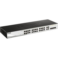 D-Link 24 Bağlantı Noktalı Gigabit Akıllı Yönetilen Anahtar