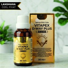 Gnb Pharma Gnb Vıtapex D-Way Plus Vitamin D3 ve Dha Içeren Takviye Edici Gıda – 30 ml