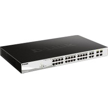 D-Link 24 Bağlantı Noktalı Gigabit Akıllı Yönetilen Poe Anahtarı