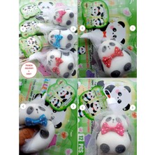 Oyuncak Sahili Panda Sukuşi Skuşi Squishy Panda Sevimli Ayıcık White Esnek Stres Oyuncakları 9cm Squıshy