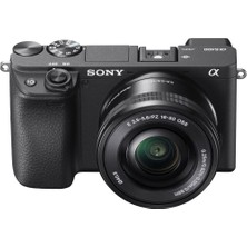 Sony Alpha A6400 Aps-C Aynasız Fotoğraf Makinesi Siyah – E 16-50MM F/3.5-5.6 Oss Lensli ILCE6400LB