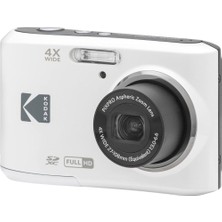Kodak Pixpro Beyaz Dijital Fotoğraf Makinesi FZ45 4X Zoom ile Yüksek Çözünürlük Özellikleri