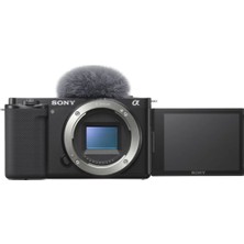 Sony ZV-E10 4K / 24,2mp Aps-C Değiştirilebilir Lensli Vlog Dijital Fotoğraf Makinesi ve Vlog Aksesuarları Kiti – Siyah – ILCEZVE10LB