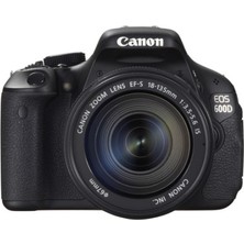 Canon Eos 600D Dslr Fotoğraf Makinesi Siyah 18-55MM Lens + 75-300MM Lensli