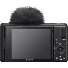 1″ Exmor Rs Cmos Sensörlü ve Geniş Açı Lensli Sony Zv-1 Iı 4K ve 20,1mp Kompakt Vlog Dijital Fotoğraf Makinesi – Siyah