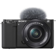 Sony Alpha ZV-E10 Aps-C Aynasız Değiştirilebilir Lensli Vlog Kamera – 16-50MM Lensli ILCEZV-E10LB