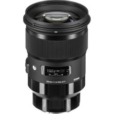 Sony E Mount Için Sigma 50MM F1.4 Dg Hsm Sanat Lensi