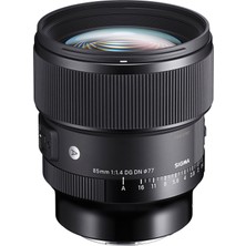 Sony Için Sigma Lens 85MM F/1.4 Dg Dn Art