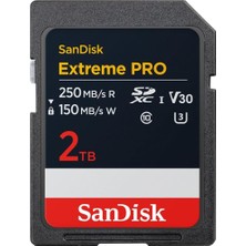 Sandisk SDSDXXD-2T00-GN4IN Extreme Pro Sdxc Uhs-I Kart 2tb