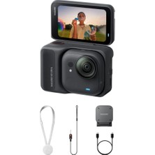 INSTA360 Go Ultra Gece Yarısı Siyahı Monte Edilebilir Kamera Standart Paketi – Inst-Cınsabea