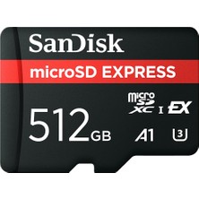 Sandisk Express Micro Sd Kart 512GB Siyah – SDSQXFN-512G-GN4NN