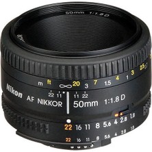 Nikon Dslr Fotoğraf Makineleri Için Nikon Af Nikkor 50MM F/1.8d