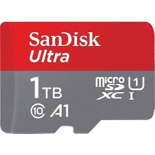 Sandisk Ultra Uhs I Microsd Hafıza Kartı 1 Tb Kırmızı/gri SDSQUAC-1T00-GN6MN