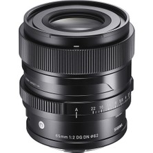 Sigma Lens 65MM F/2 Dg Dn Contemporary Sony Için