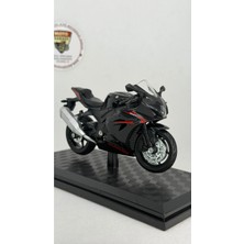 Moto Garage Suzuki GSX-R1000R Siyah Kırmızı 1:18 Ölçek Diecast Model Motosiklet