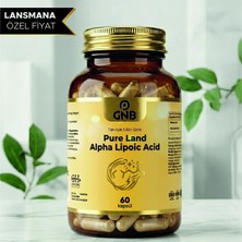 Gnb Pharma Gnb Pure Land Alpha Lipoic Acid Alfa Lipoik Asit Takviye Edici Gıda 60 Kapsül