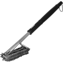 Larimar Mangal Izgara Temizleme Fırçası – Paslanmaz Çelik Telli, Uzun Saplı Grill Temizlik Aparatı Mangal Temizlik Fırçası (5177)