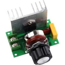 Gözeler Ac 220V, 4000W Dimmer, Yüksek Güçlü Gerilim Regülatörü
