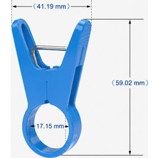 Dme Flora Mavi Profesyonel Bitki Bağlama Mandalı 100 Adet 17CM