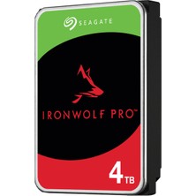 Seagate Ironwolf Nas Dahili Sabit Disk 4 Tb Siyah ST4000VN006