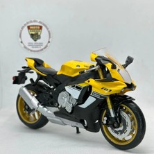 Moto Garage Yamaha Yzf-R1 60. Yıl Özel Seri Maket Motor - 1:12 Maisto