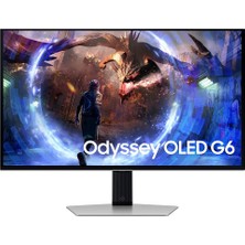 Samsung Odyssey G6 Oyun Monitörü 27″ Düz, Qhd, OLED Panel, Freesync Premium Pro, 360 Hz, 0,03 Ms (Gtg) (LS27DG602SMXUE)