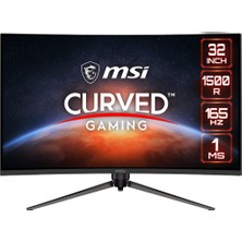 MSI Msı Optix Oyuncu Monitörü 31,5" Kavisli, Fhd, Va Panel, 165 Hz, 1 Ms (AG321CR)